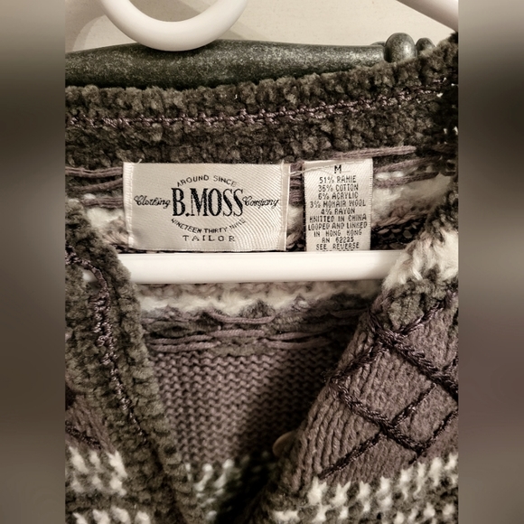 B.MOSS button up sweater - Picture 2 of 5